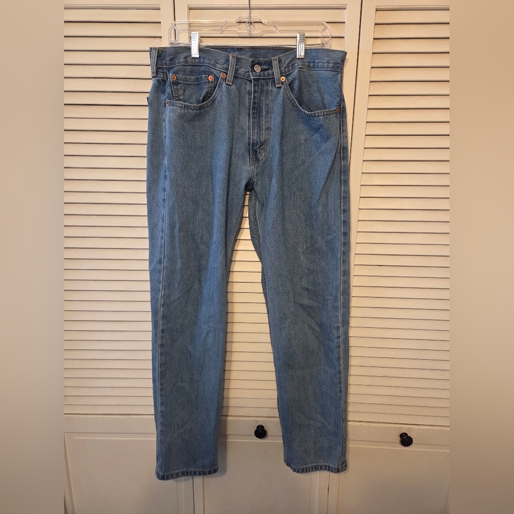 Mens Levi's 505 Blue Denim Jeans